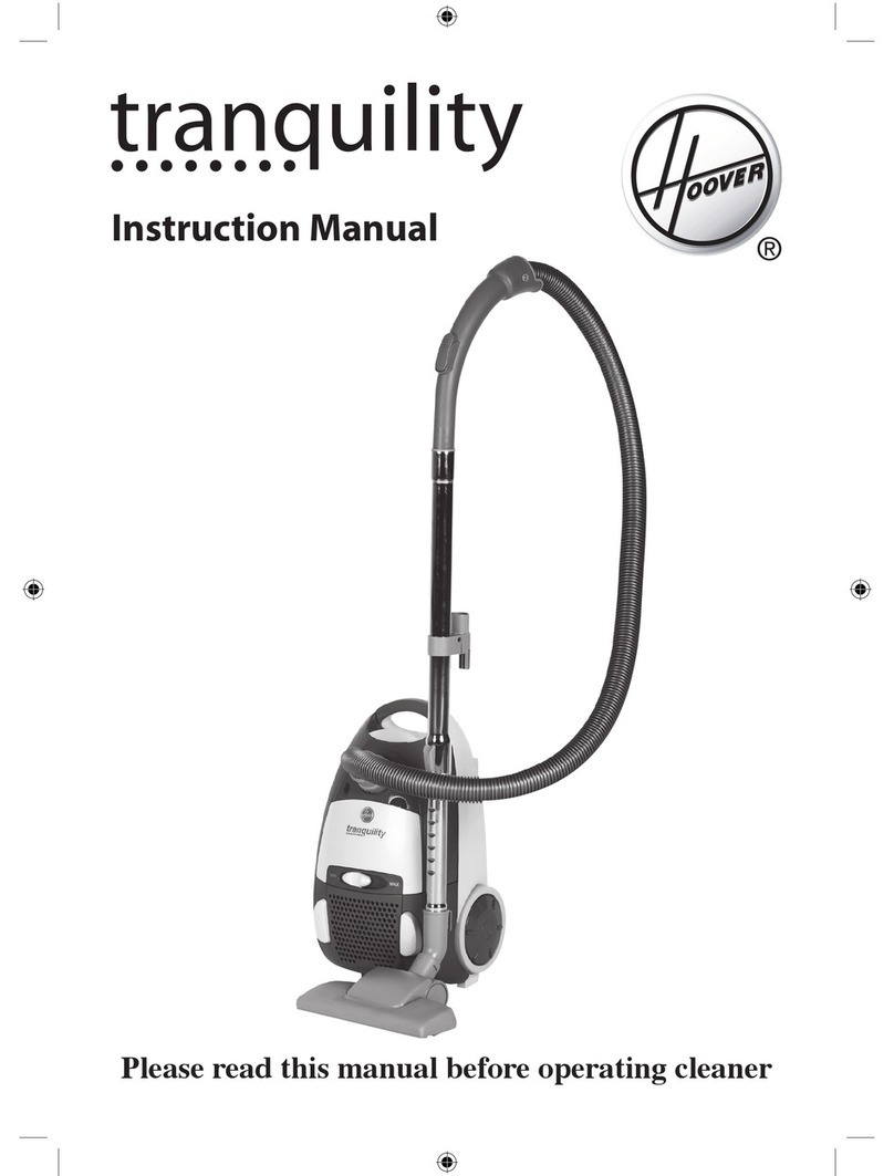 Hoover Tranquility User manual