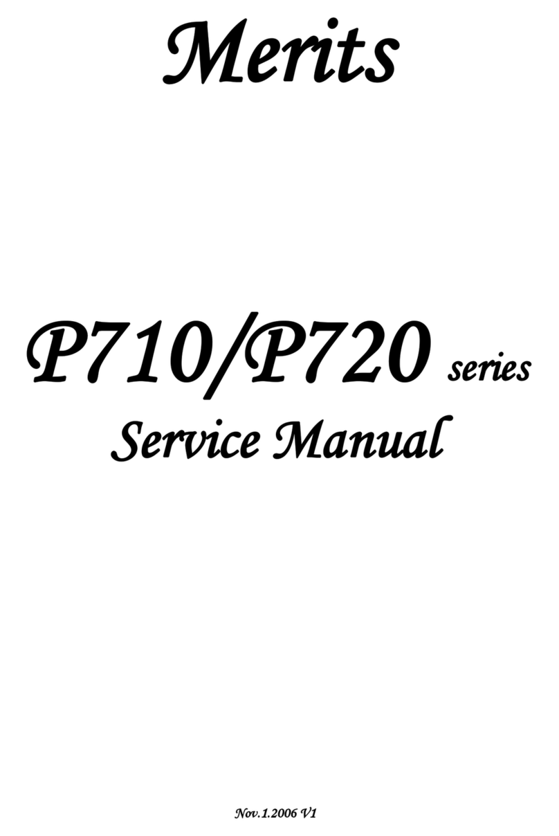 Merits P710 series Service manual