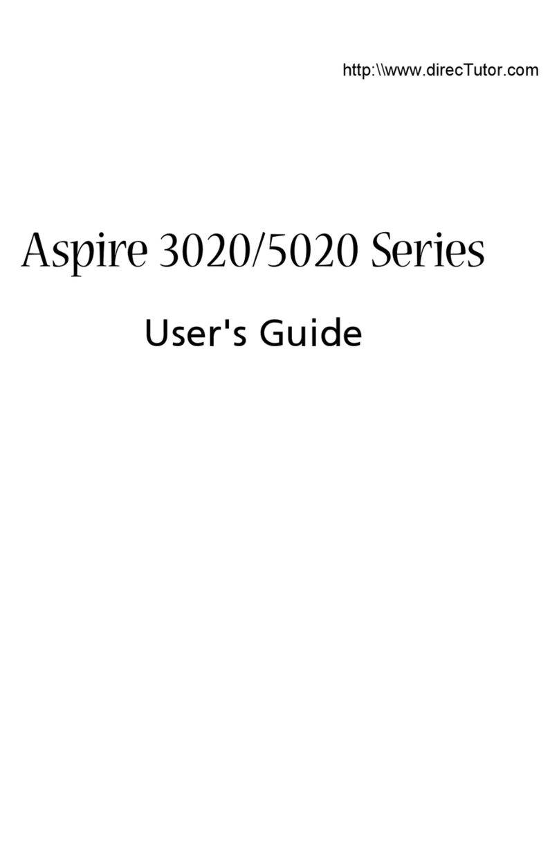 Acer Aspire 3020 Series user guide