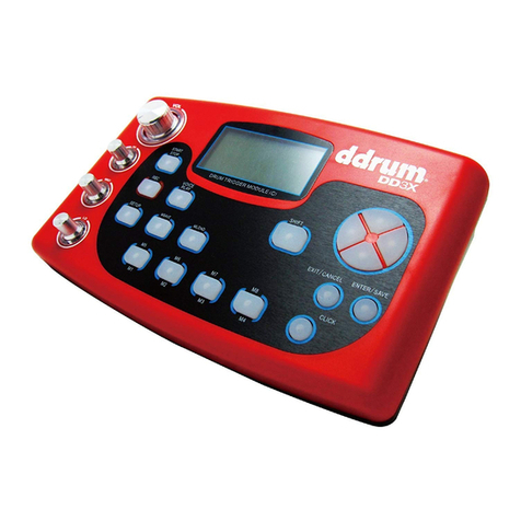 ddrum DD3X User manual