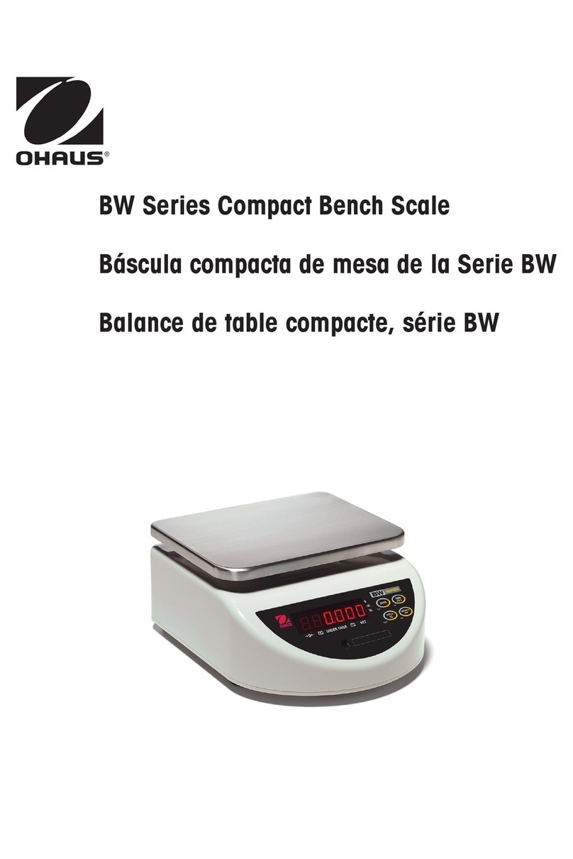 OHAUS BW Series user guide