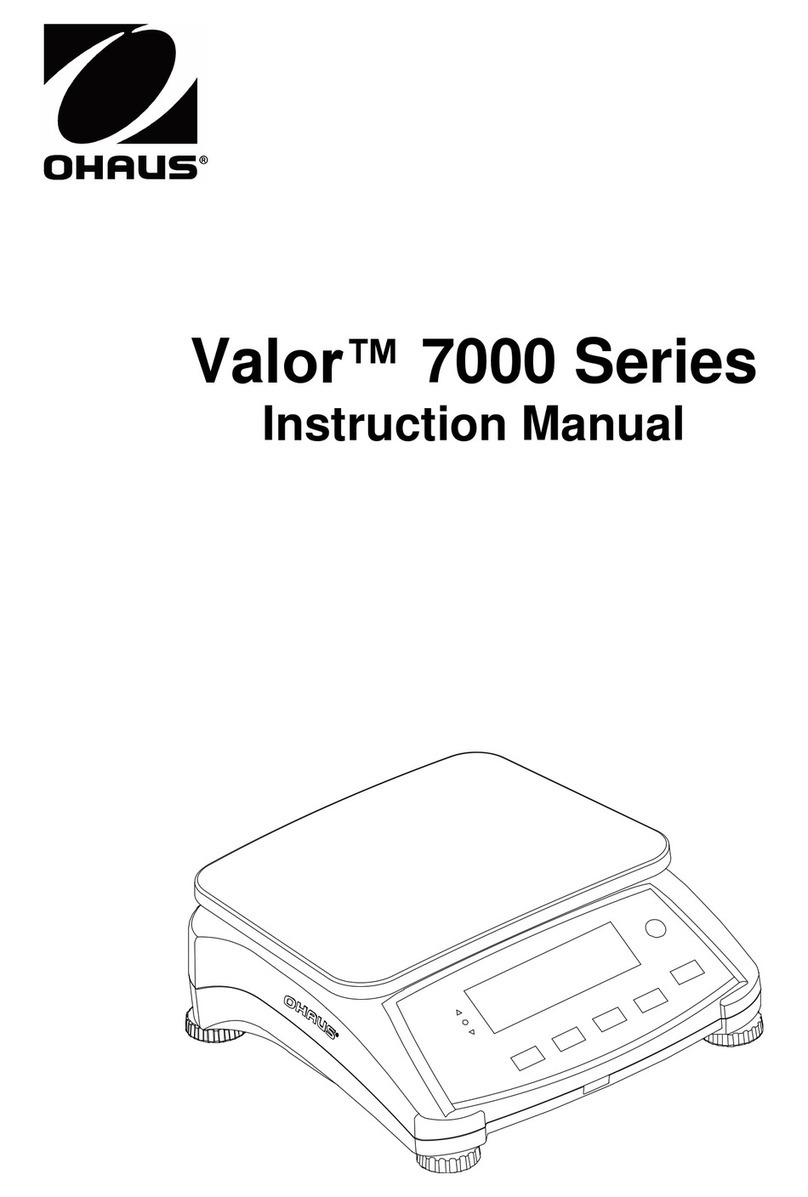 Valor Valor 7000 series instruction manual