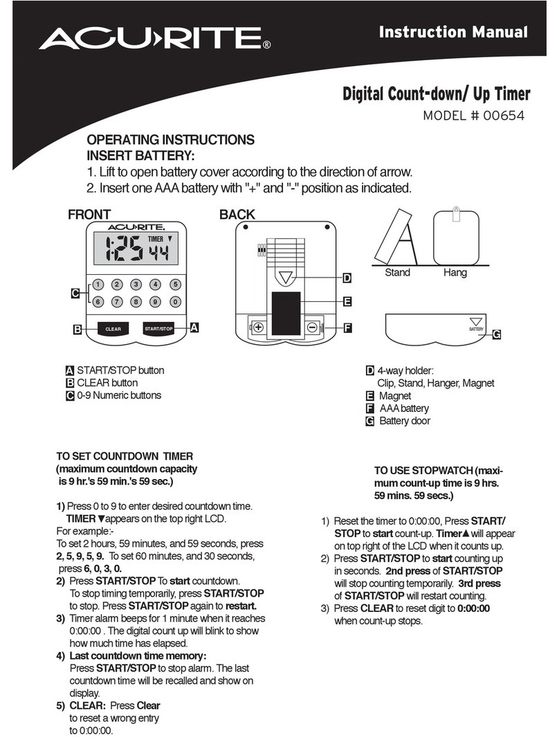 ACU-RITE 654 User manual