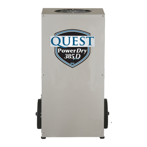 Quest Engineering PowerDry 385D Pro Installation, operation and maintenance instructions Quest Engineering PowerDry 385D Pro Installation, operation and maintenance instructions
