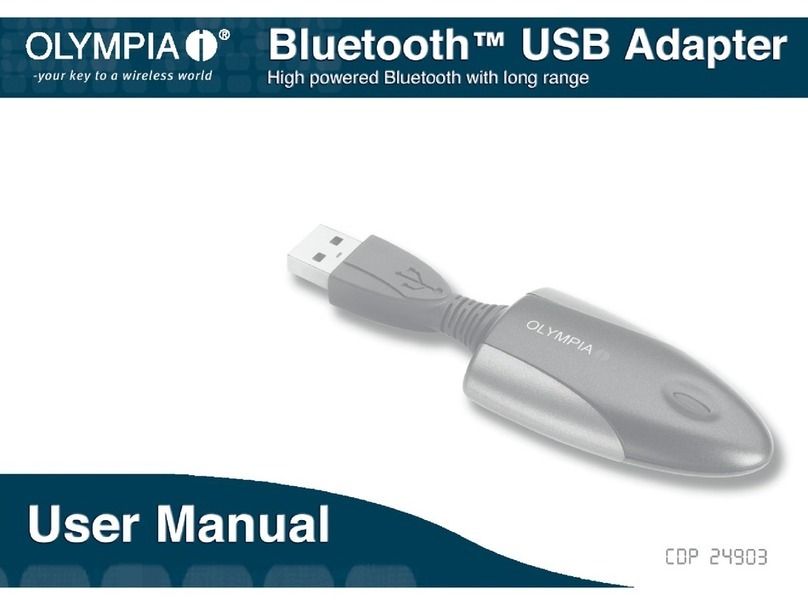 Olimpia BLuetooth USB Adapter user manual