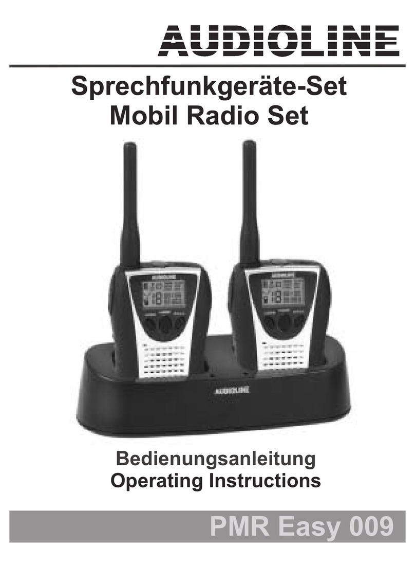 AUDIOLINE PMR easy 009 operating instructions