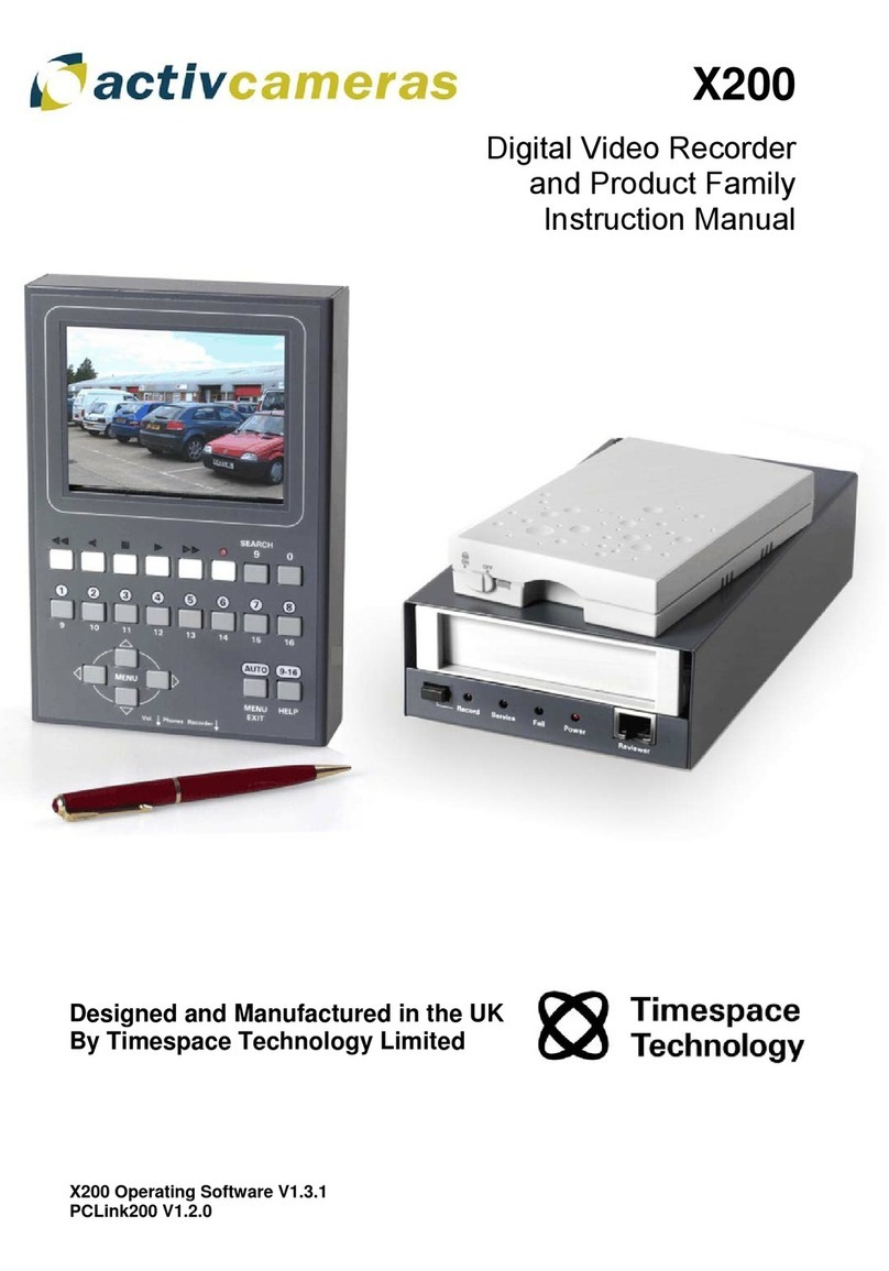 activcameras X200 instruction manual