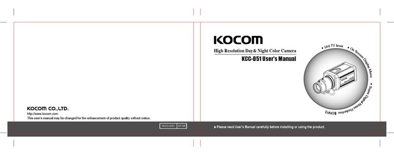 KOCOM KCC-D51 user manual