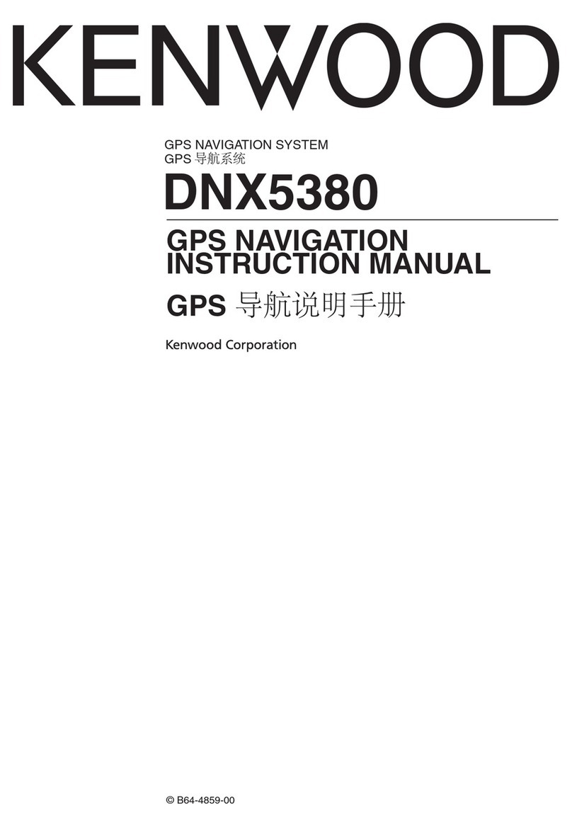 Kenwood DNX5380 User manual