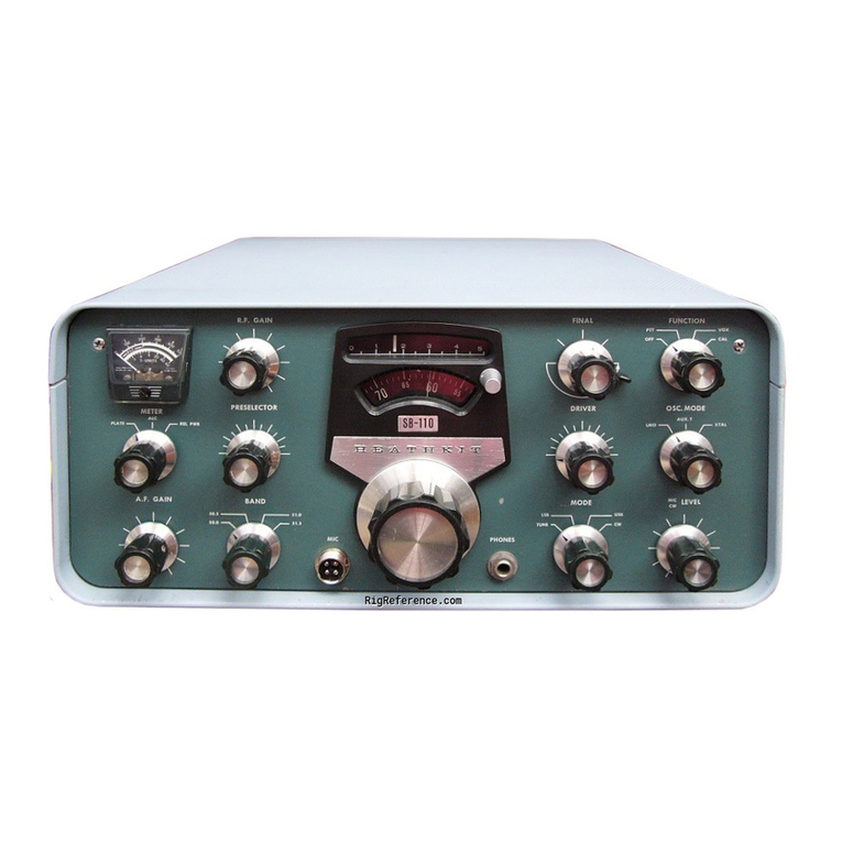 Heathkit SB-110 A User manual