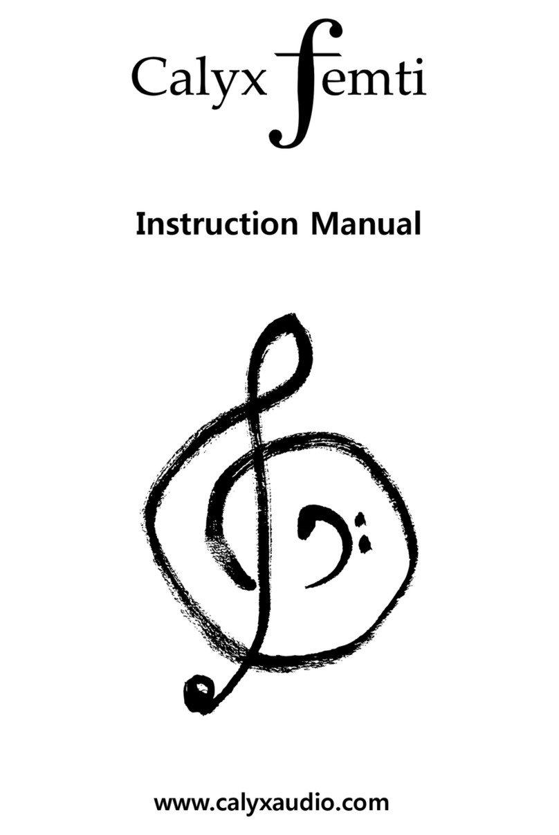 Calyx FEMTI User manual