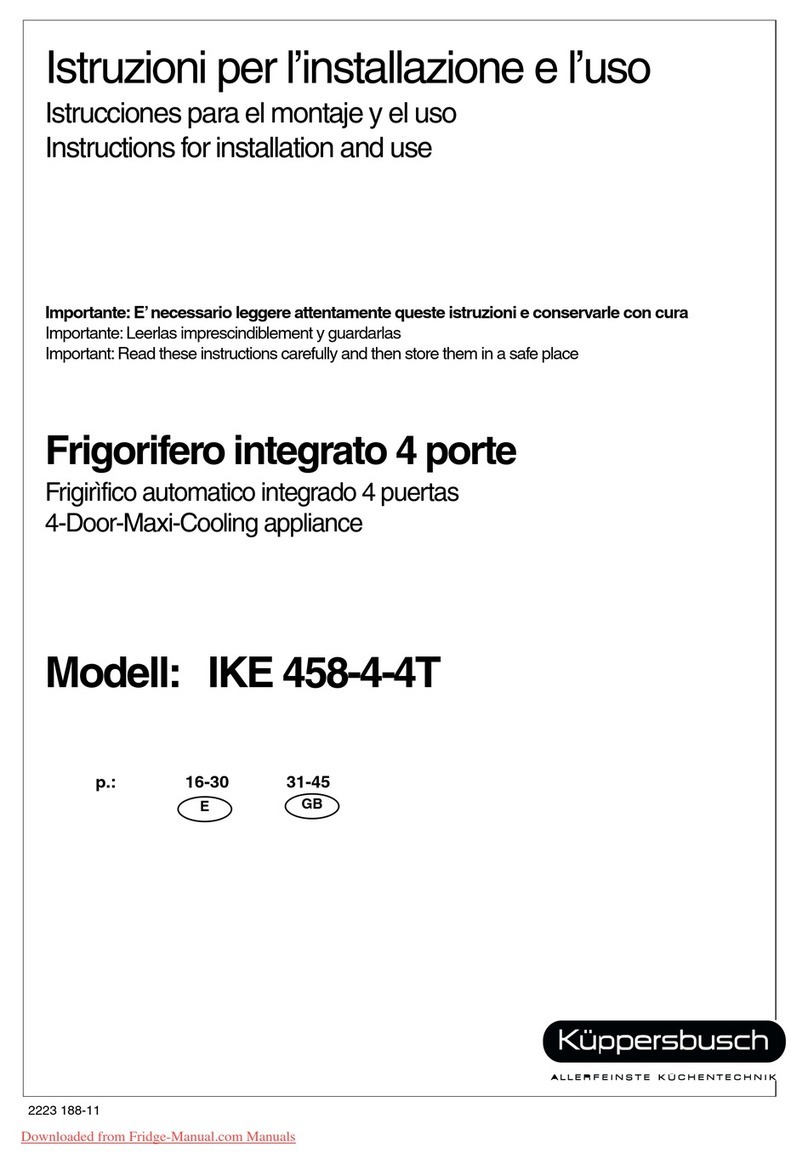 Küppersbusch IKE 458-4-4T Instructions for installation and use