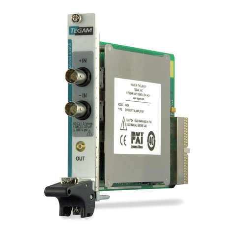 Tegam 4040A instruction manual