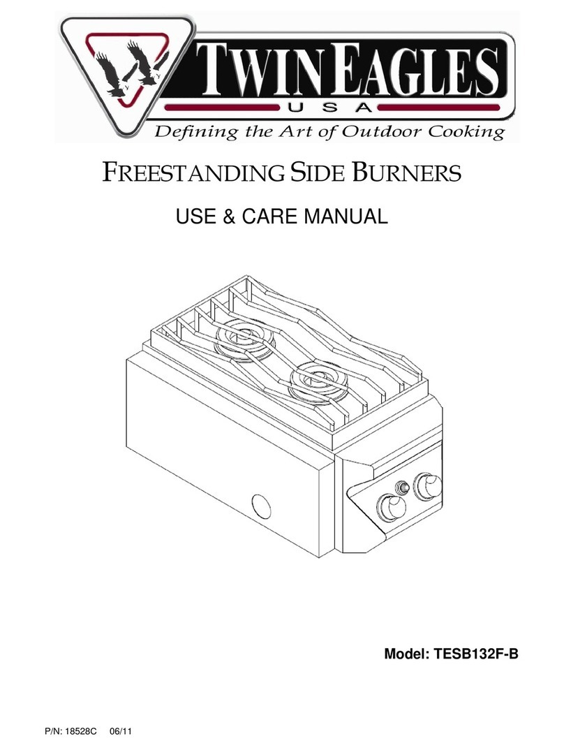 Twin Eagles TESB132F-B Use & care manual