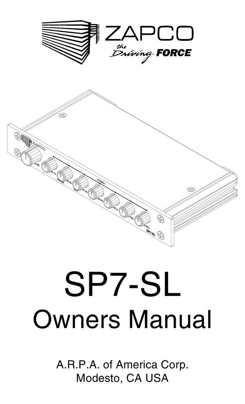 zapco SymbiLink SP7-SL User manual