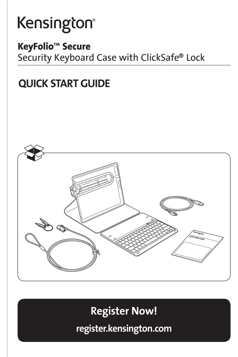 Kensington KeyFolio Secure User manual