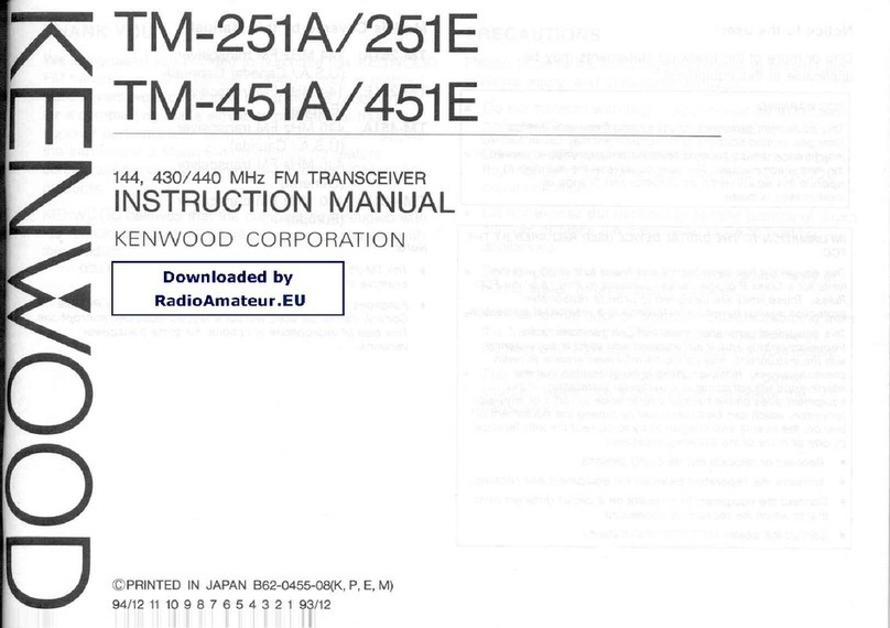 Kenwood TM-251A instruction manual