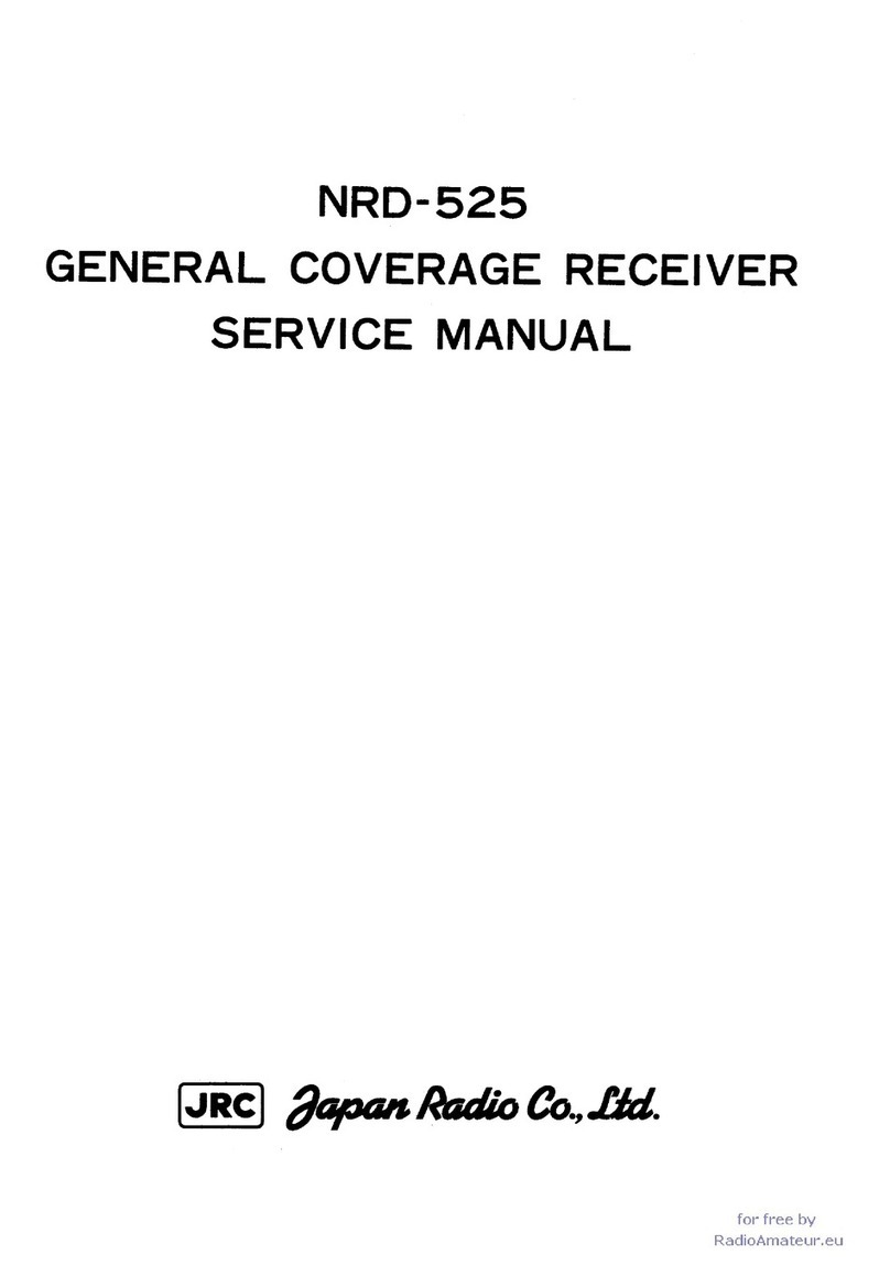 JRC NRD-525 User manual