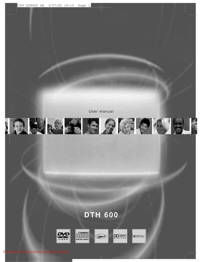 THOMSON DTH600 User manual