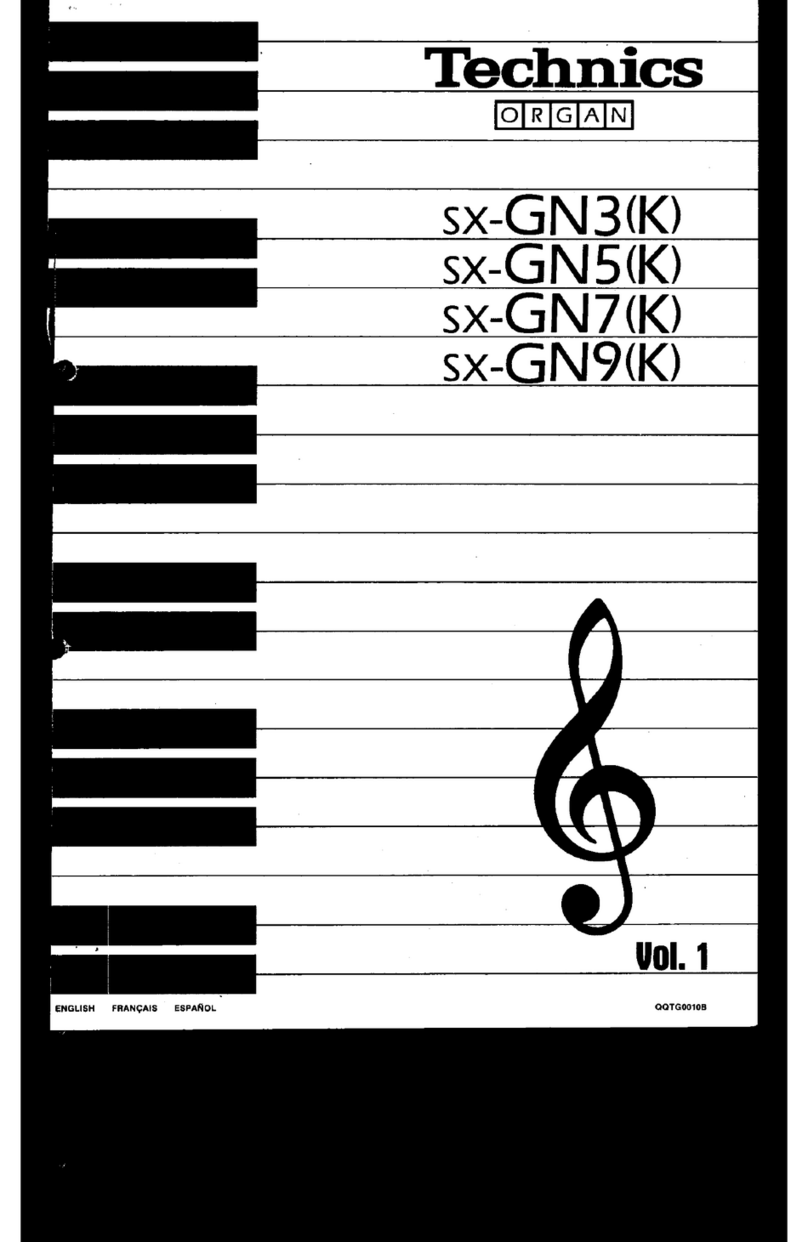 Technics SX-GN3 User manual