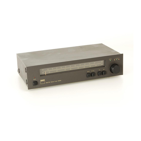 NAD 4020A Service manual