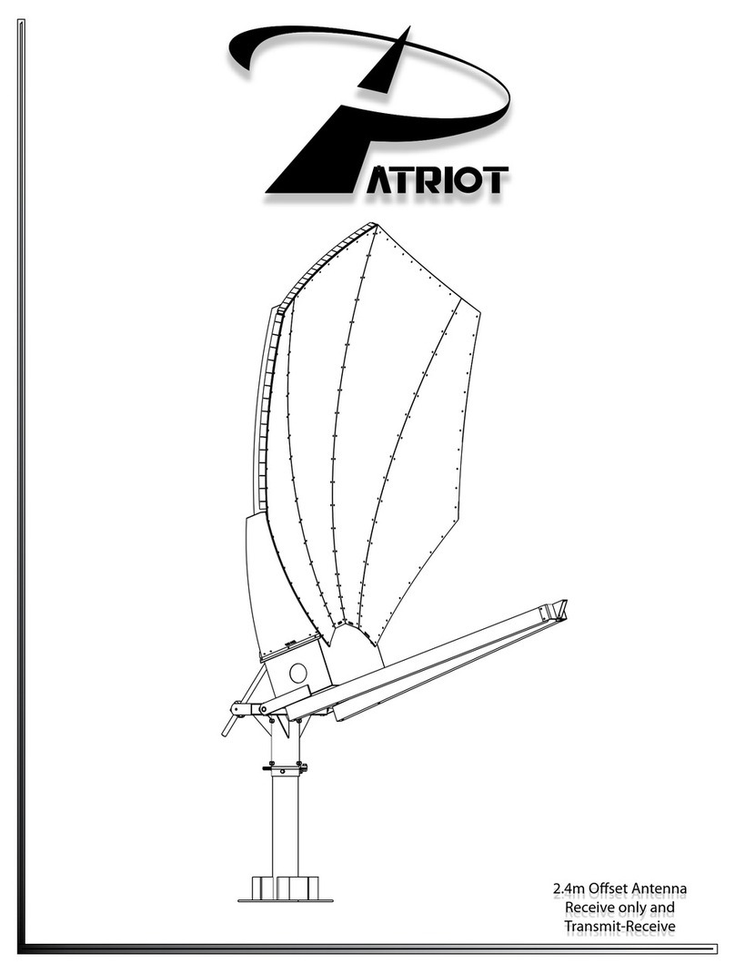 Patriot 2.4m Offset Antenna installation manual