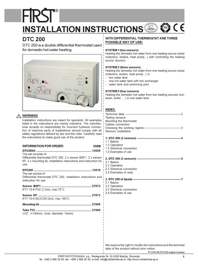 First DTC 200 User manual