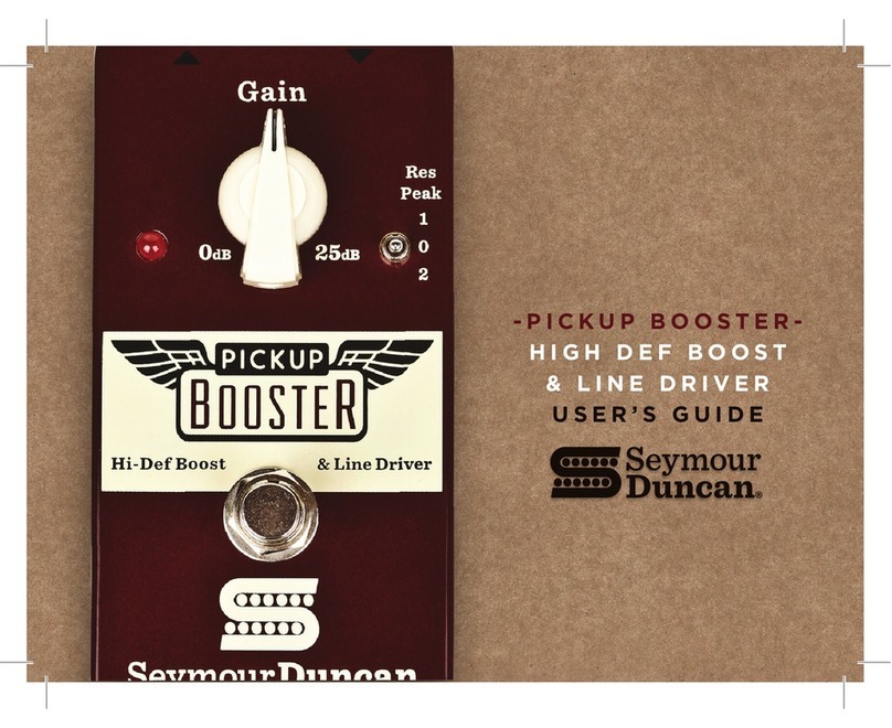 Duncan pickup booster user guide