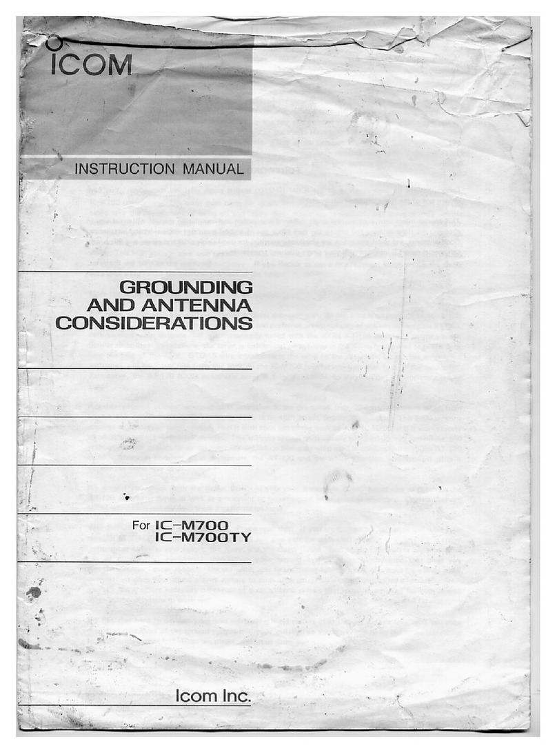 Icom IC-M700 instruction manual