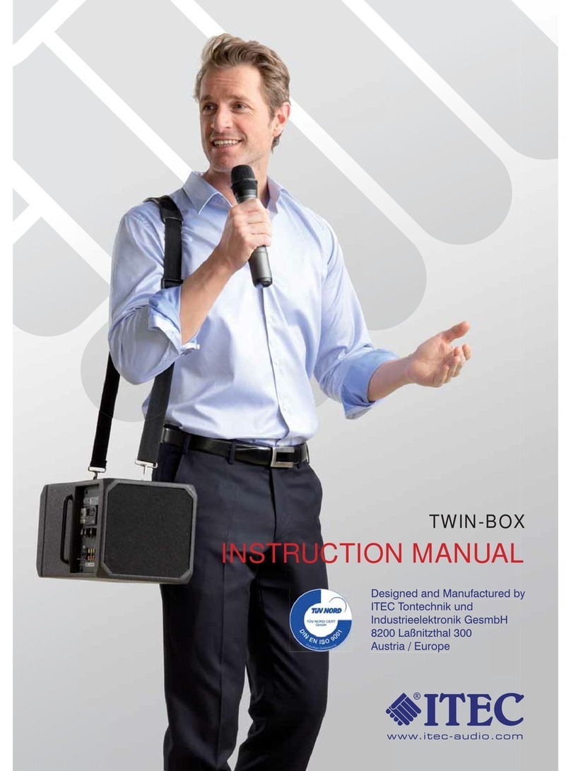 I-Tech TWIN-BOX instruction manual