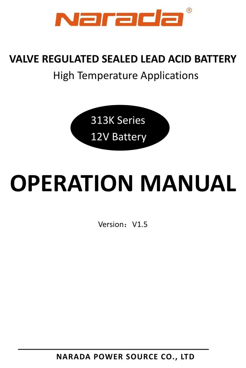 Narada 313K Series Operation manual Narada 313K Series Operation manual