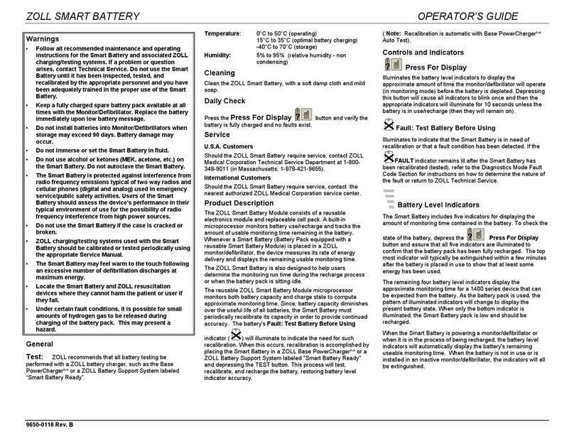 ZOLL SMART Operator's guide