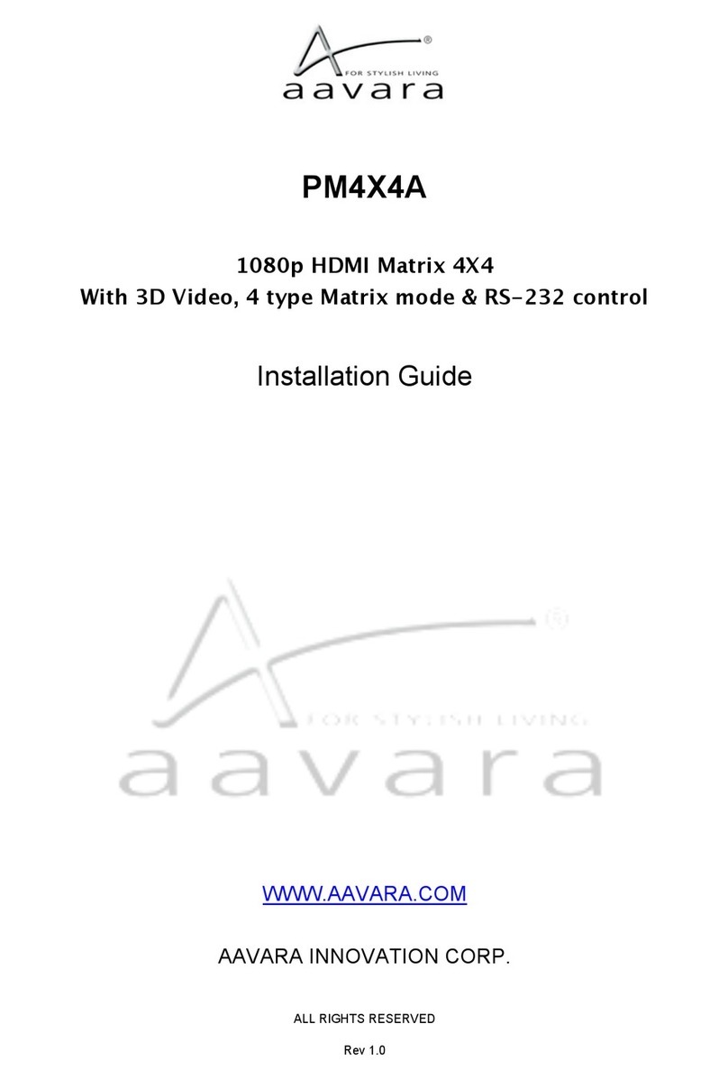 AAVARA PM4X4A installation guide