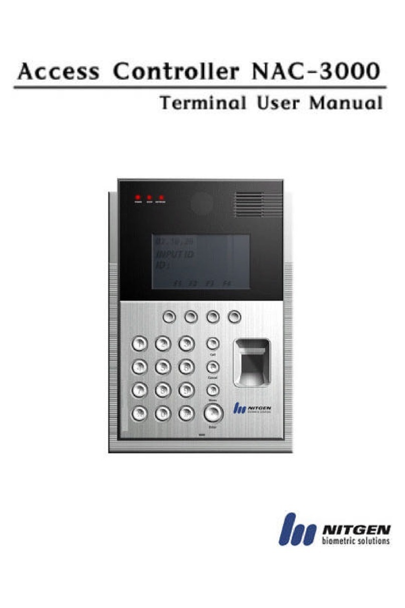 Nitgen NAC-3000 user manual