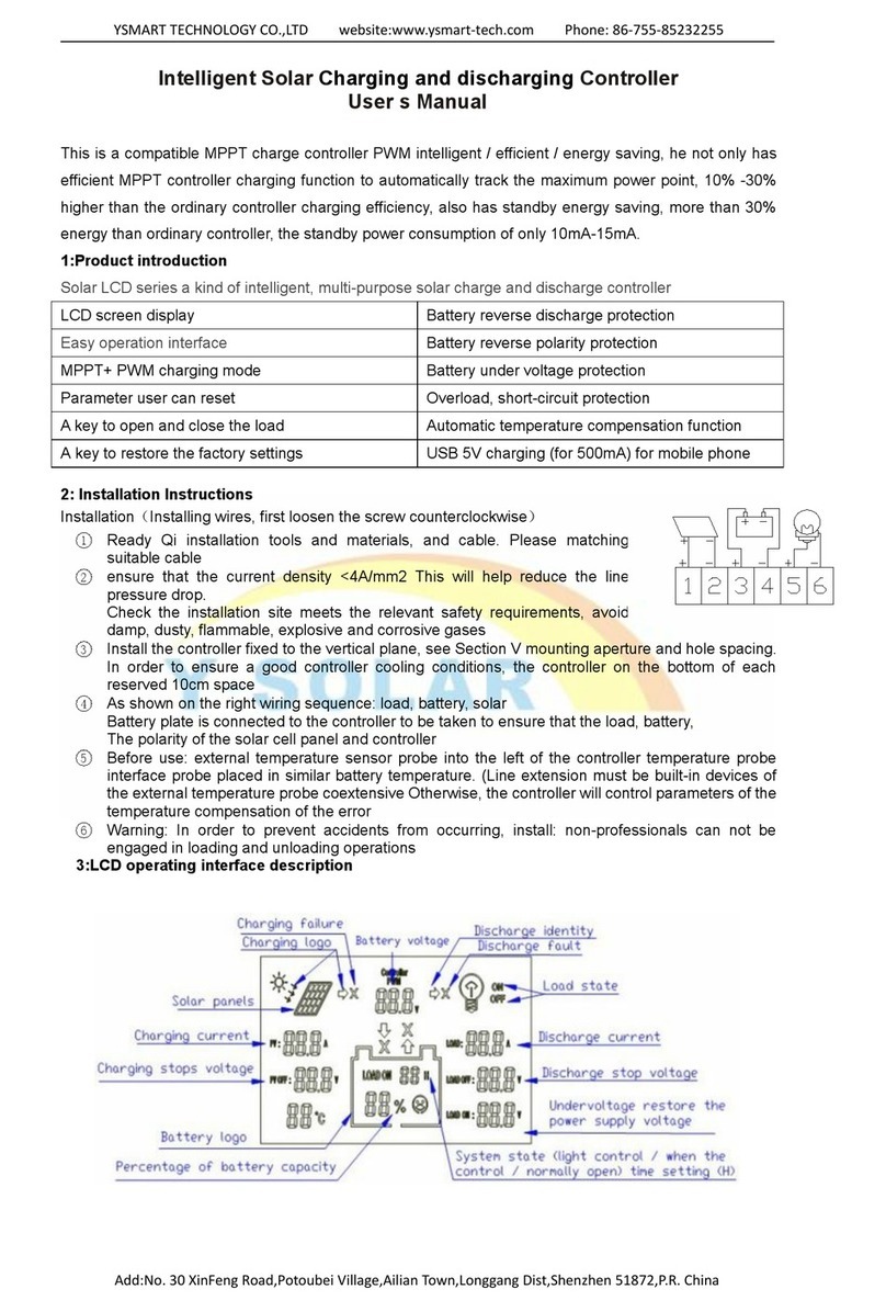 YSMART MPPT10 user manual