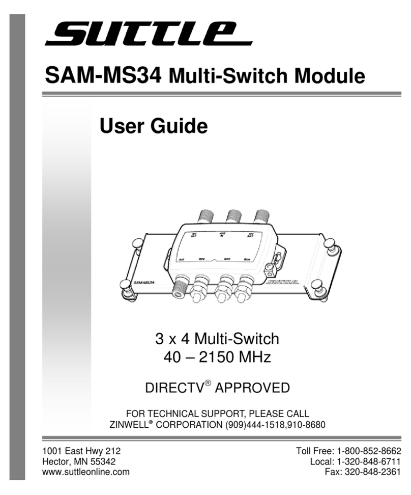 Suttle SAM-MS34 user guide