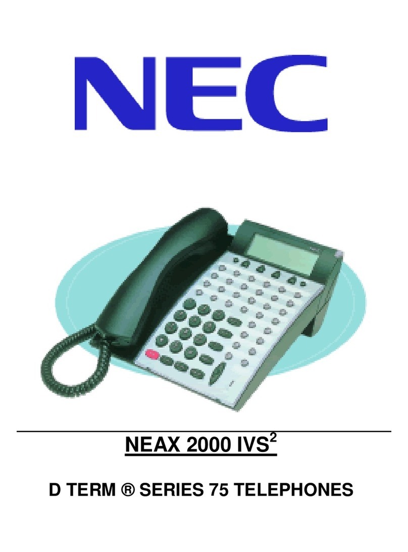 NEC NEAX 2000IVS2 User manual