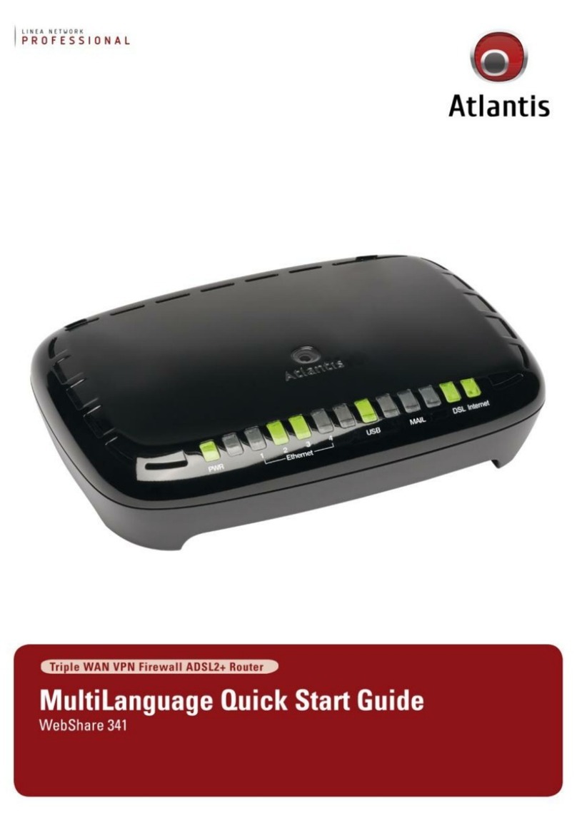 Atlantis Webshare 341 quick start guide