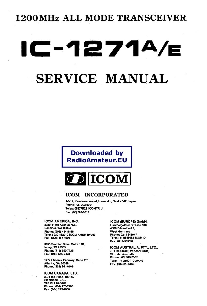 Icom IC-1271A Service manual