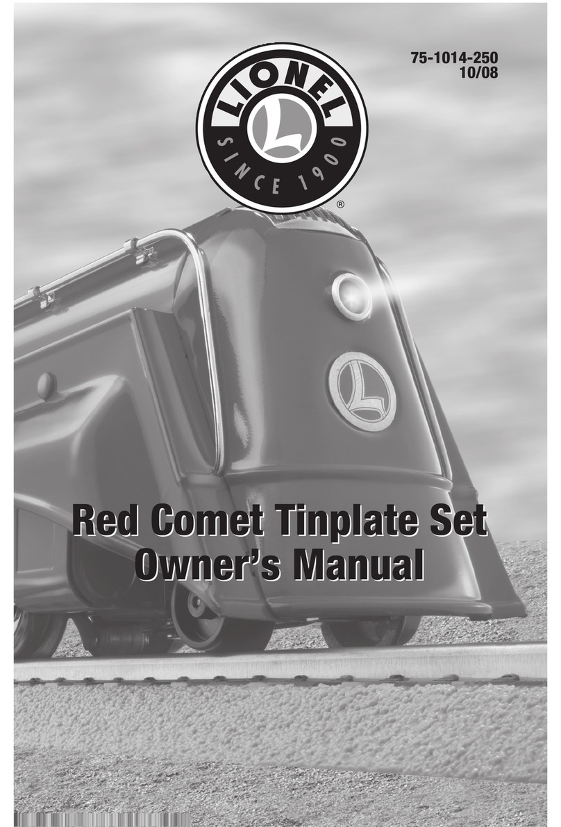 Lionel Red Comet Tinplate Set owner's manual