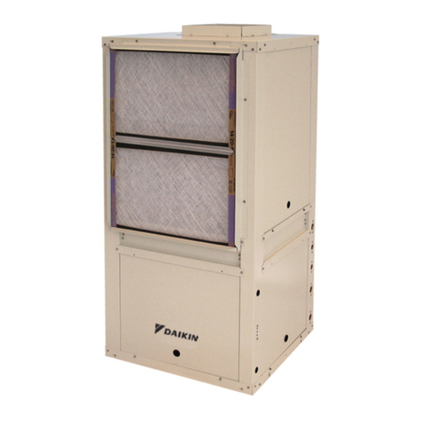 Daikin Enfinity VFC Installation and maintenance manual