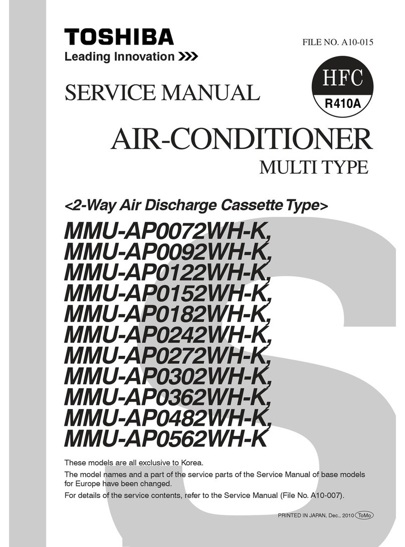Toshiba MMU-AP0072WH-K User manual