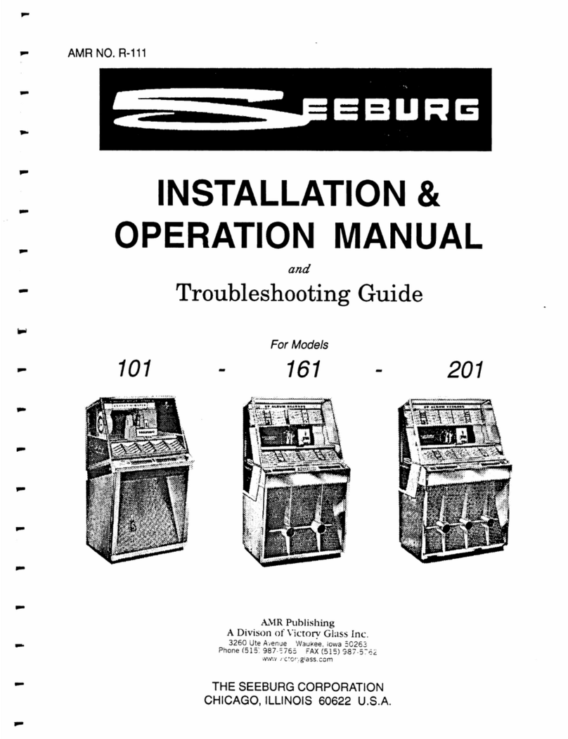 Seeburg 101 Installation and operation manual