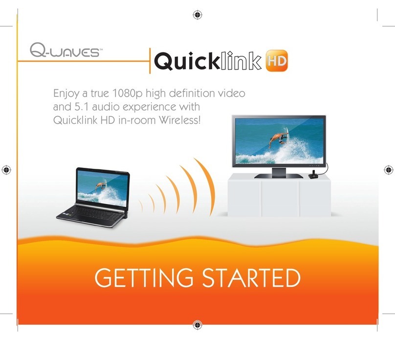 Q-Waves Quicklink HD User manual