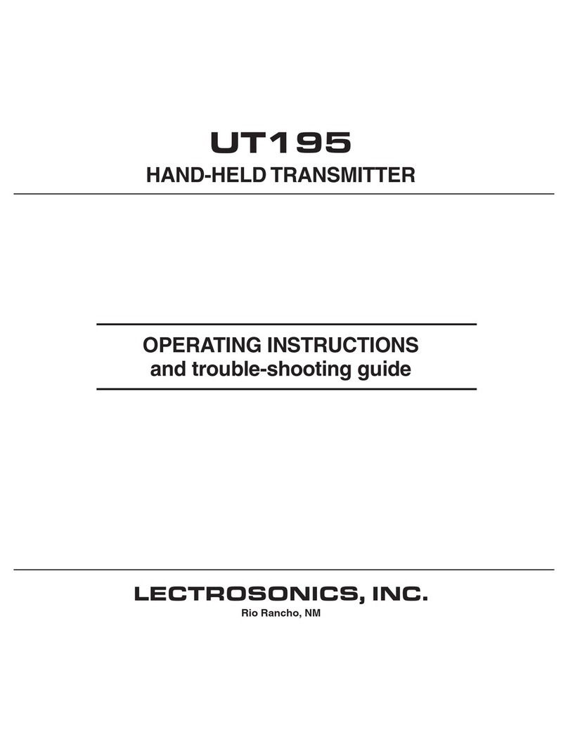 Lectrosonics UT195 User manual