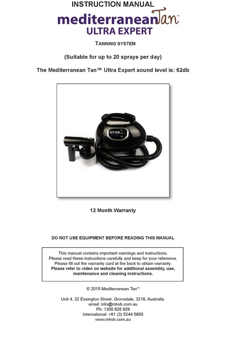 MediterraneanTan Ultra Expert User manual