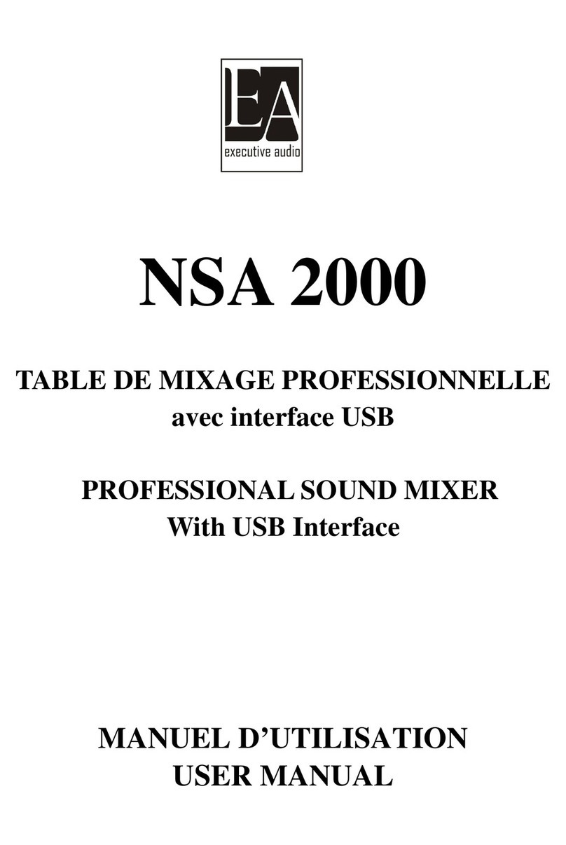 Executive Audio NSA 2000 user manual