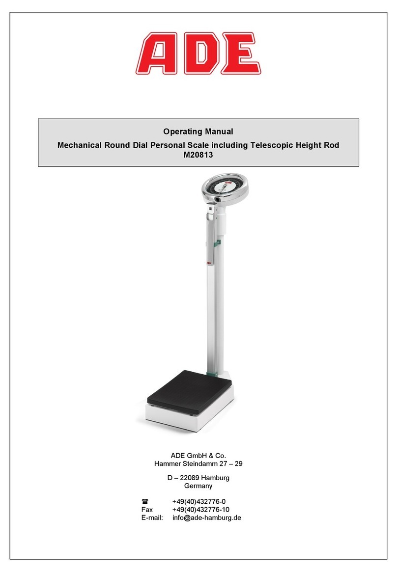 ADE M20813 User manual