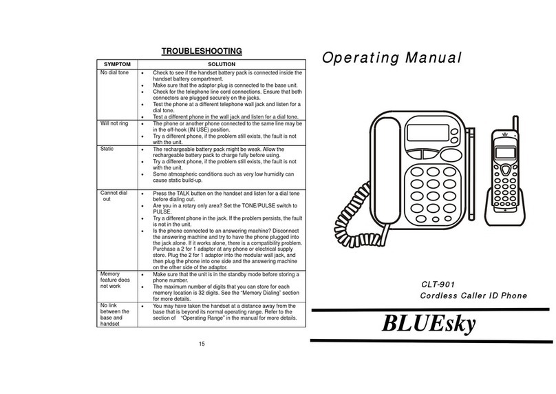 Bluesky CLT-901 operating manual