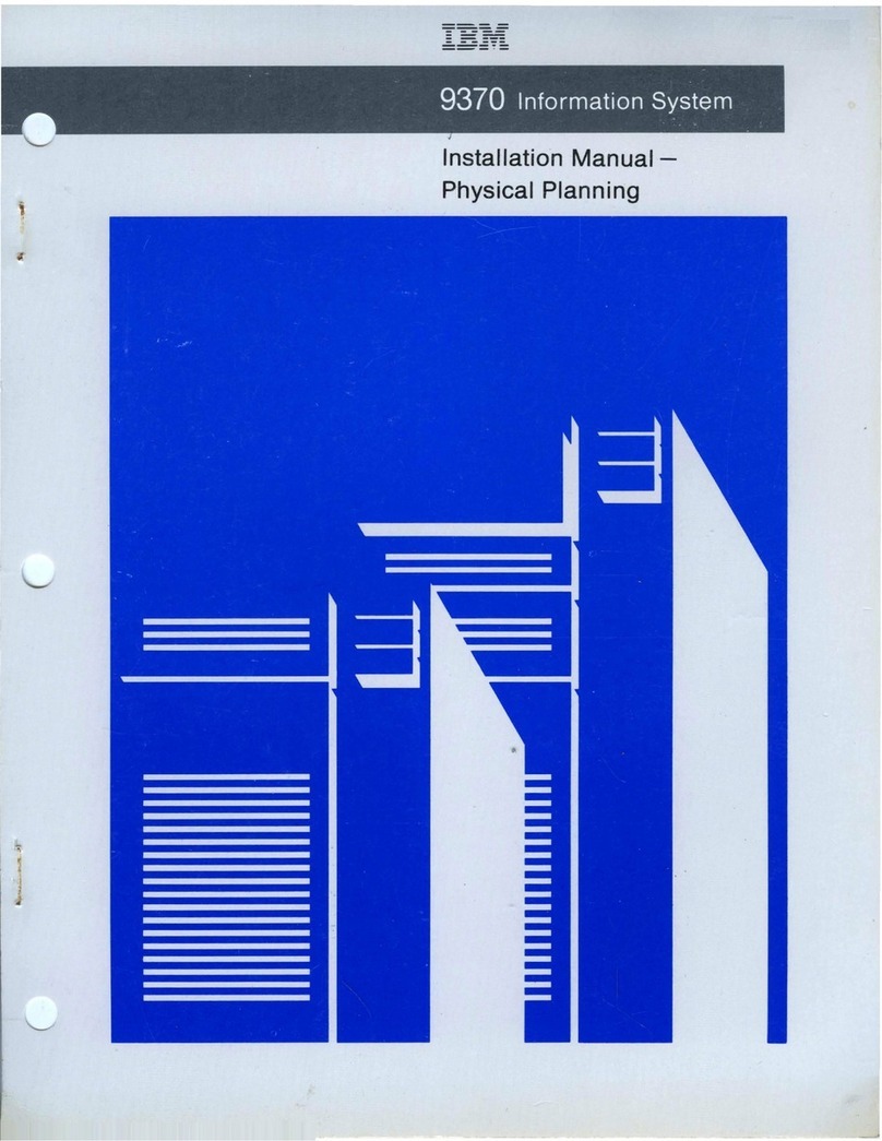 IBM 9370 Installation manual - physical planning